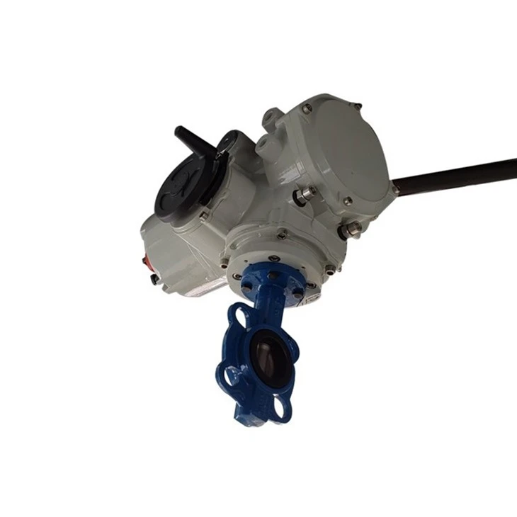 Wafer Flow Control Butterfly Valve 4-20ma